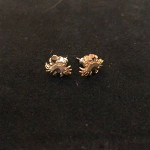 Small crab earrings